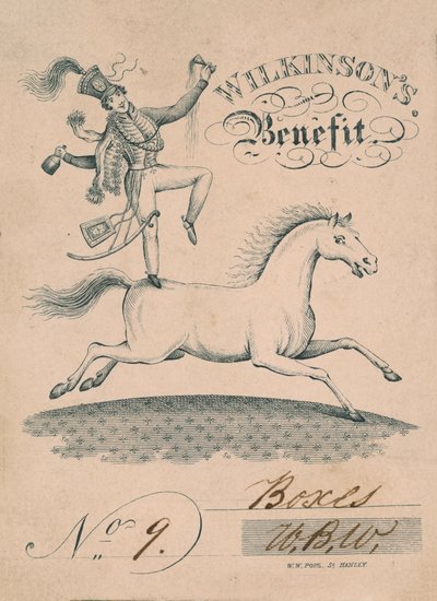 Billet de théâtre : bénéfice de Wilkinson - English School