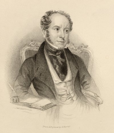 Theodore Hook, Esq., gravé par G. Murray - English School