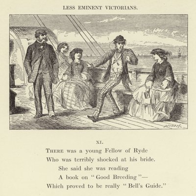 Il y avait un jeune homme de Ryde (gravure) - English School