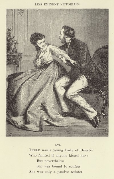 Il y avait une jeune femme de Bicester (gravure) - English School