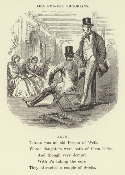 Il y avait une vieille Personne de Wells (gravure) - English School