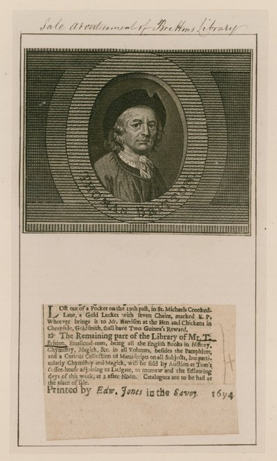 Thomas Britton, le petit charbonnier musical - English School