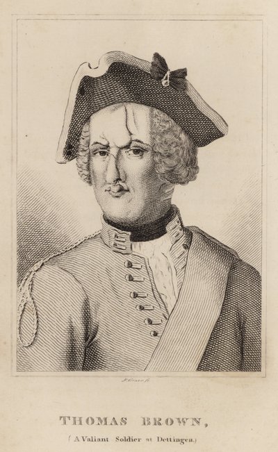 Thomas Brown, un soldat vaillant à Dettingen - English School