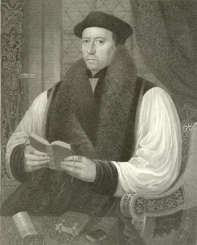 Thomas Cranmer, Archevêque de Canterbury - English School