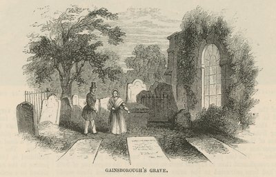 Tombe de Thomas Gainsborough - English School