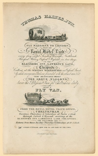 Thomas Haines. Publicité - English School