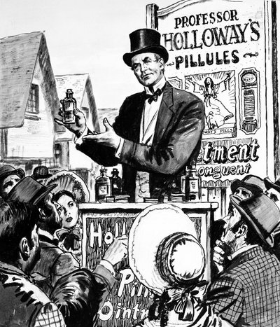 Les médicaments de Thomas Holloway avaient des noms impressionnants - English School