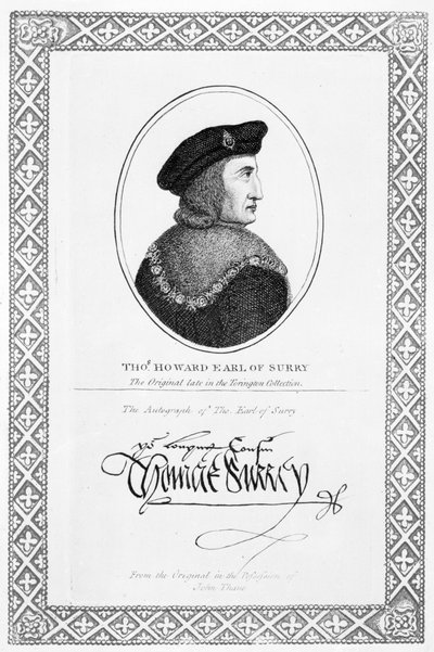 Thomas Howard, Comte de Surrey et 2e Duc de Norfolk - English School