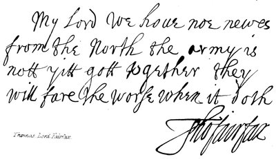 Thomas, Lord Fairfax - English School