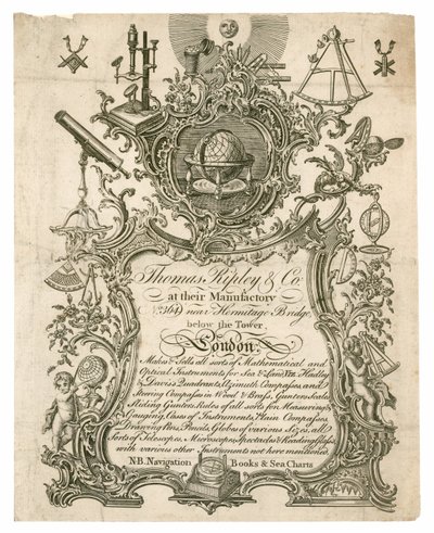 Thomas Ripley & Co, carte de visite - English School