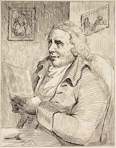 Thomas Rowlandson, caricaturiste anglais (gravure) - English School