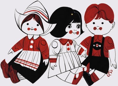 Trois poupées - English School