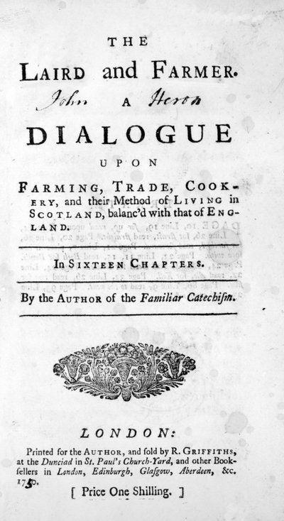 Page de titre de Le Laird et le Fermier par l