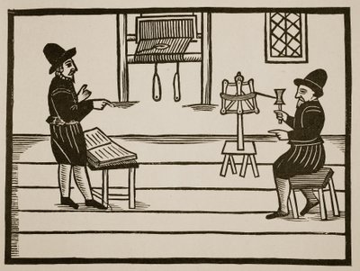 Page de titre de A True Discourse of the Two Infamous Prophets, Richard Farnham, Weaver, of White-Chapel, and John Bull, Weaver, of Saint Botolphs, Algate par T.H 1636 - English School