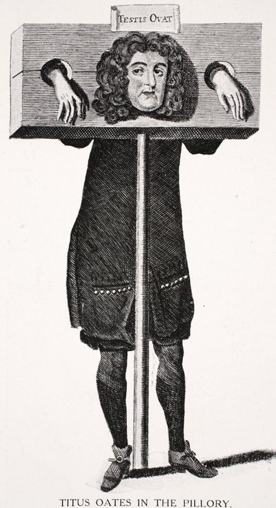 Titus Oates au pilori - English School