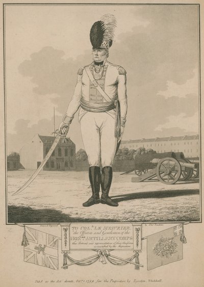 Au Colonel Le Mesurier, aux officiers et aux messieurs du Corps d