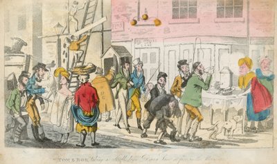 Tom et Bob se promenant dans Drury Lane à cinq heures du matin - English School