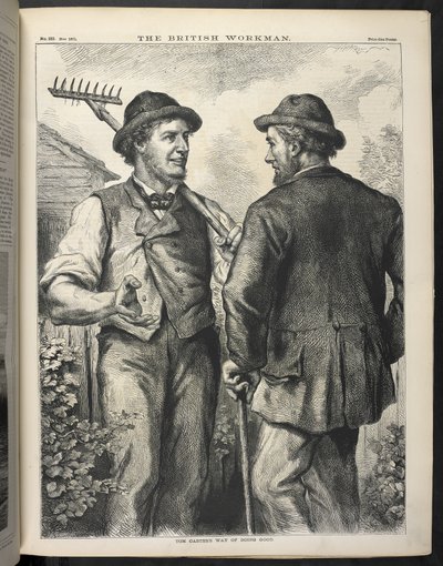 La manière de faire le bien de Tom Carter, The British Workman, novembre - English School