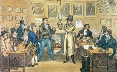 Le salon de Tom Cribb à l