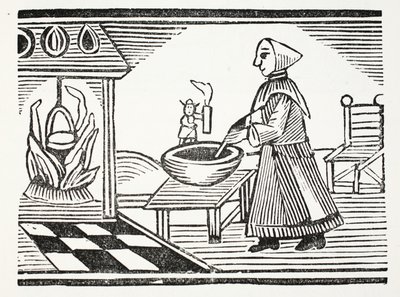 Tom Pouce, illustration de Chap-books du XVIIIe siècle par John Ashton, pub. 1882 - English School