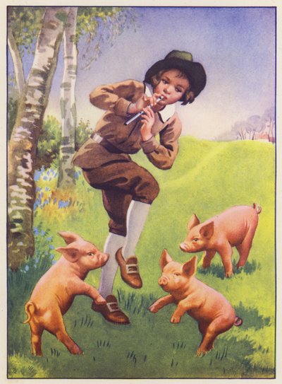 Tom, Tom, le fils du joueur de cornemuse et les trois petits cochons - English School