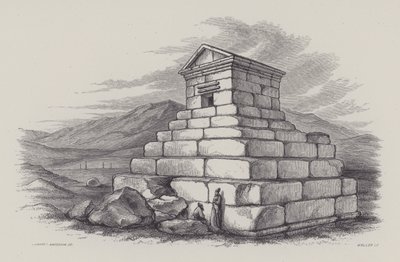 Tombe de Cyrus (gravure) - English School