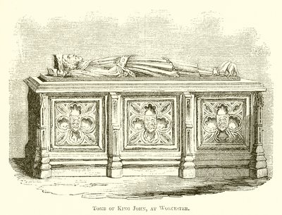 Tombeau du roi Jean, à Worcester - English School
