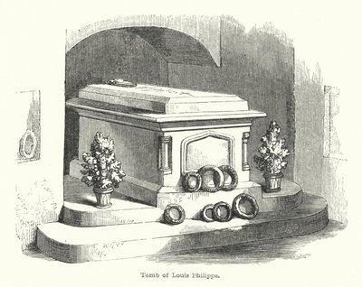Tombe de Louis Philippe (gravure) - English School