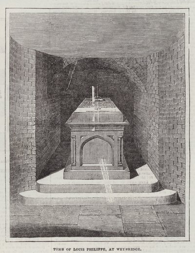 Tombe de Louis Philippe, à Weybridge - English School