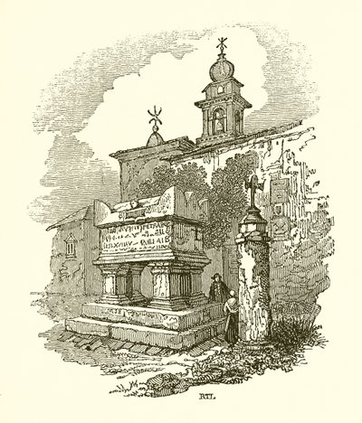 Tombe de Pétrarque à Arquà - English School