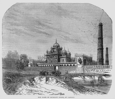 Tombe de Runjeet Singh à Lahore - English School