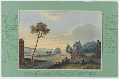 Vue topographique de Quatre Bras, où l
