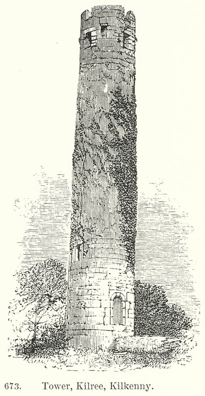 Tour, Kilree, Kilkenny (gravure) - English School