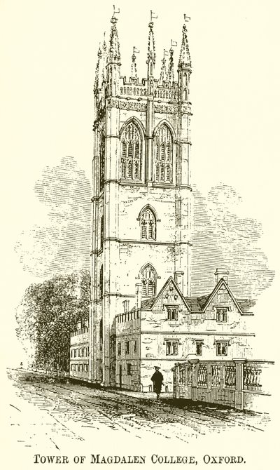 Tour du collège Magdalen, Oxford - English School