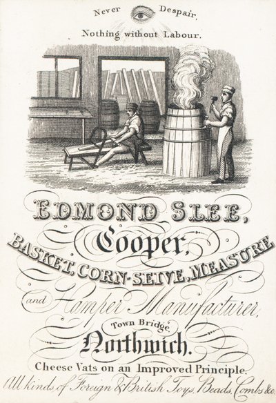 Carte de visite, Edmond Slee - English School