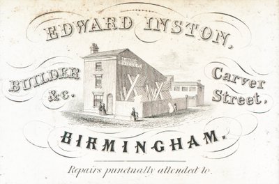 Carte de visite, Edward Inston - English School
