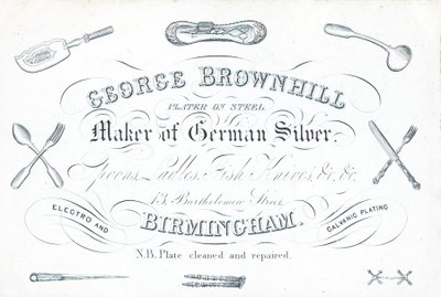 Carte de visite, George Brownhill - English School