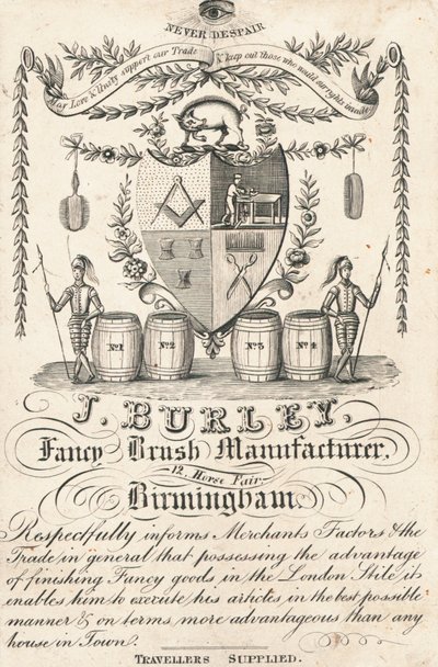 Carte de visite, J Burley - English School
