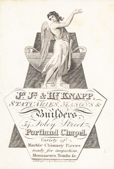 Carte de visite, J J & H Knapp - English School