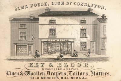Carte de visite, Key & Bloor - English School