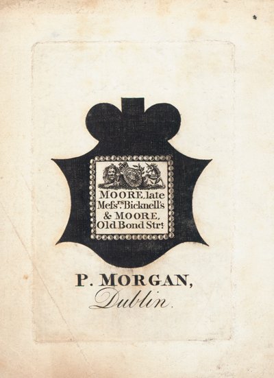 Carte de visite, P Morgan - English School