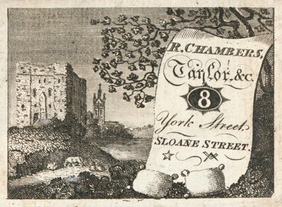 Carte de visite, R Chambers - English School