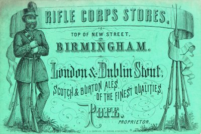Carte de visite, Rifle Corps Stores - English School