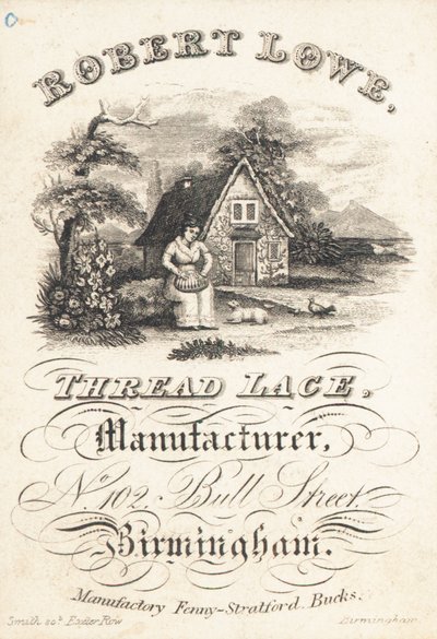 Carte de visite, Robert Lowe - English School