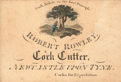 Carte de visite, Robert Rowley - English School