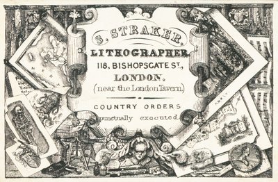 Carte de visite, S Straker - English School