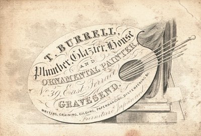 Carte de visite, T Burrell - English School