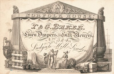 Carte de visite, T & G Baker - English School