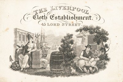 Carte de visite, The Liverpool Cloth Establishment - English School