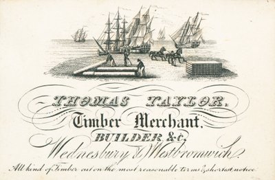 Carte de visite, Thomas Taylor - English School